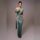 Plataz Color Sleeveless Strapless Slit Prom HZ1007
