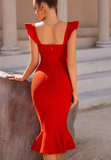 Plataz Dress Evening Dress Bandagedress Elegant Dress Sexy Tight Party Dress HZ1007