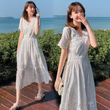 Plataz Dress 2024 New Super Fairy Bali White Seaside Tour Dress Maldives Thin Meat Dress