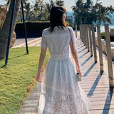 Plataz Dress 2024 New Super Fairy Bali White Seaside Tour Dress Maldives Thin Meat Dress