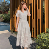 Plataz Dress 2024 New Super Fairy Bali White Seaside Tour Dress Maldives Thin Meat Dress