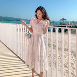 Plataz Dress Summer 2024 New Seaside Vacation Dress Bohemia Thailand Bali Beach Dress