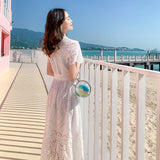 Plataz Dress Summer 2024 New Seaside Vacation Dress Bohemia Thailand Bali Beach Dress