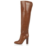 Plataz Large Size Brown High And Knee Boots Winter Chengdu Ebay High Quality Shoes