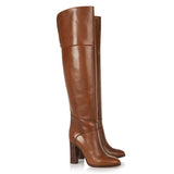 Plataz Large Size Brown High And Knee Boots Winter Chengdu Ebay High Quality Shoes