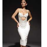 Plataz Black & White Lace Party Dress Prom HZ1007