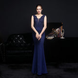 Plataz Lace European Diamond Toast Bride Fishtail Evening HZ1007