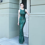 Plataz Fishtail Long Evening Dress Car Model Exhibition Performance Banquet Etiquette HZ1007