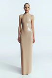 Plataz Sequin Slit Maxi Prom HZ1007