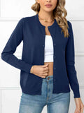 Plataz Down Round Neck Cardigan DJPT