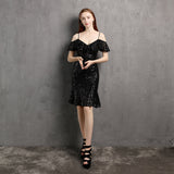 Plataz Neck Little Evening Dress ¨C Elegant Short Socialite Nightclub Women's Party HZ1007