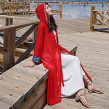 Plataz Salt Lake Yunnan Tourism Holiday Long Chiffon Outside The Summer Thin Skirt Dress Coat Women
