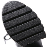 Plataz Autumn And Winter Large Size New Strap Thick-Soled Waterproof Table Women's Shoes Thick High Heel Short Boots High Quality Shoes