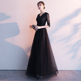 Plataz Temperament Evening Dress Woman 2025 New Spring Banquet Elegant Long Black Grandennial Dress Dress Dresser