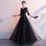 Plataz Temperament Evening Dress Woman 2025 New Spring Banquet Elegant Long Black Grandennial Dress Dress Dresser