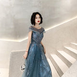 Plataz Wedding Annual Meeting Host Fairy Dress Female Temperament 2025 New Dream Temperament Heavy Industry Banquet Evening Dress