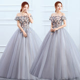 Plataz New Female Color Yarn Studio Bridal Banquet Presided Evening Dress Solo Performance Dress