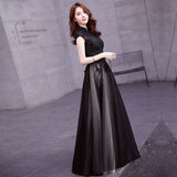 Plataz Dress 2025 New Fashion Black Banquet Host Noble Elegant Dress Party Woman