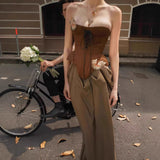 Plataz Sexy Boned Waist Strapless Prom HZ1007