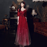 Plataz Dress Women 2025 New Banquet Temperament Art Exam Black Annual Banquet Dress Birthday Party Dress