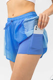 Plataz Block Drawstring Active Shorts DJPT