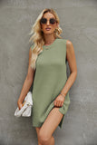 Plataz Round Neck Sleeveless Sweater Dress DJPT
