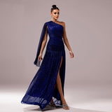 Plataz Long Sleeve Slit Gown ¨C Elegant Evening HZ1007