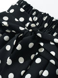 Plataz Dot One-Shoulder Top and Mini Skirt Set DJPT