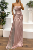 Plataz Prom Ruched Sequined Strapless Evening Dresses(5 HZ1007