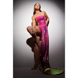 Plataz Sequin Wrap Waist Two Piece Prom HZ1007