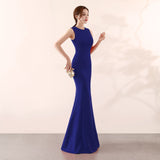 Plataz Dress Bride Wedding Long Cocktail Elegant Fishtail Engagement Bridal Evening Dress Women ¨C Best Wedding Dress for HZ1007