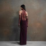 Plataz Patchwork Deep V Ruched Prom HZ1007