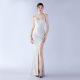 Plataz Industry Shrink Fold Wrinkle Craft Simple Retro Tube Top Evening HZ1007