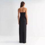 Plataz Cutout Strapless Sunflower Prom HZ1007