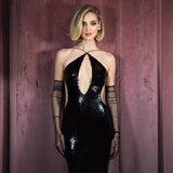 Plataz Sequin Hollow Bandage Prom HZ1007