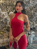 Plataz Red Elegant Luxury Evening Dress Women Sexy Off Shoulder High Waist Slim Long Dresses Femme Party Bodycon Dress Woman HZ1007