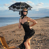 Plataz Slit Strapless Bodycon Elegant Prom HZ1007