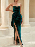 Plataz Sexy Sleeveless High Waist Party Annual Party Party Evening Dress HZ1007