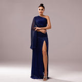 Plataz Long Sleeve Slit Gown ¨C Elegant Evening HZ1007