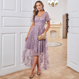 Plataz Women Loose Slim Bridesmaid Dress Daily Party Evening Dress HZ1007