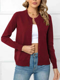 Plataz Down Round Neck Cardigan DJPT