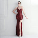 Plataz Dinner Ceremony Performance Evening Dress with Crisscross HZ1007