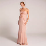 Plataz Fall Fish Tail Hollow Chiffon Prom HZ1007