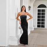 Plataz Beaded French Style Sleeveless Prom HZ1007