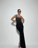 Plataz Backless Crystal Bandage Prom Dress for HZ1007