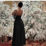 Elegant Sweetheart Prom Dress A-Line Spaghetti Strap Evening Gown Party Dress Long Formal Dress HZ1024