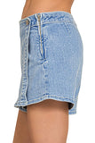 Plataz Wrap Front Skort Denim Shorts DJPT