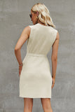 Plataz Round Neck Sleeveless Sweater Dress DJPT