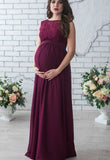 Plataz Lace Spelled Pregnant Women Sexy Loose Tailings And Sleeveless 8973 Pregnant Women's Dress Maternity