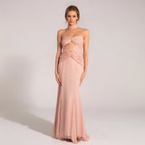 Plataz Fall Fish Tail Hollow Chiffon Prom HZ1007
